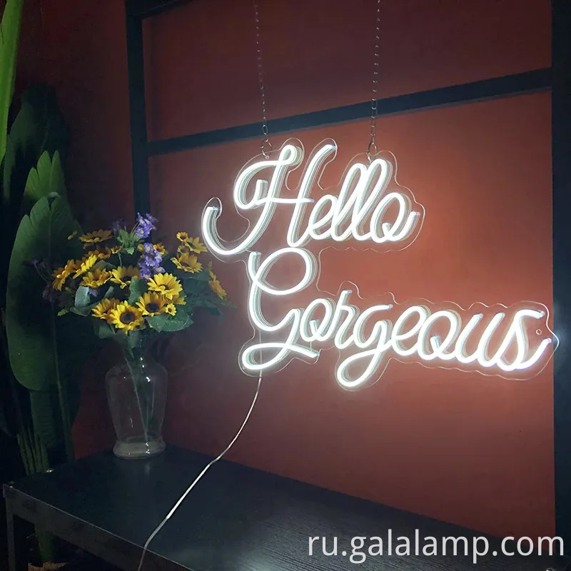 Яркий светодиодный неоновый знак для веселого праздника дня рождения